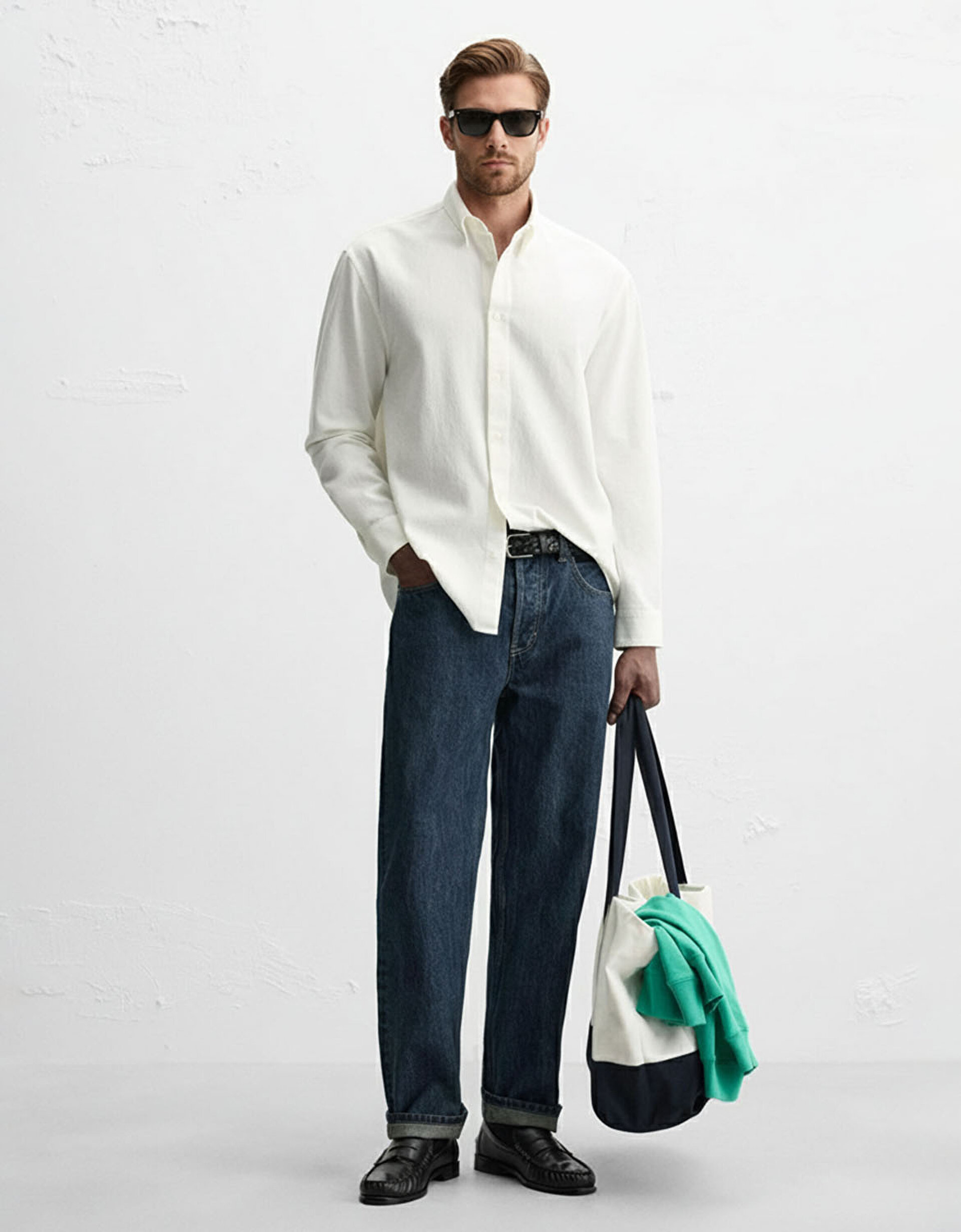 Beyaz Gömlek Kombinleri