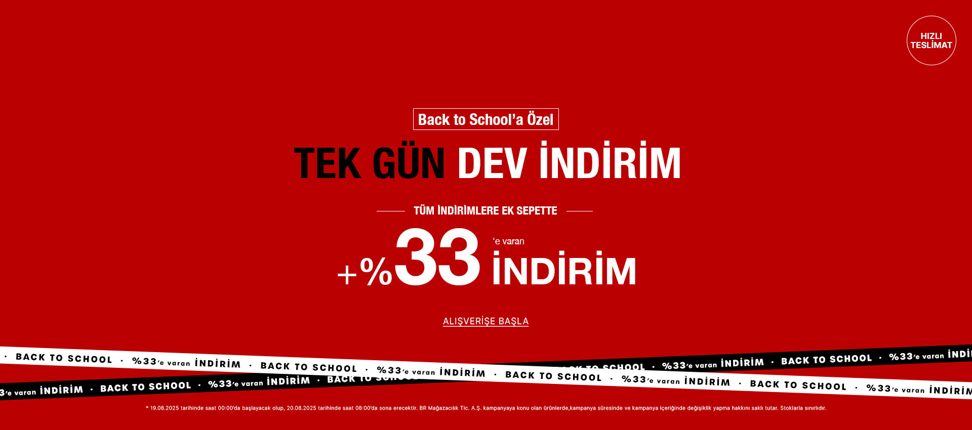 Tek Gün Dev İndirim
