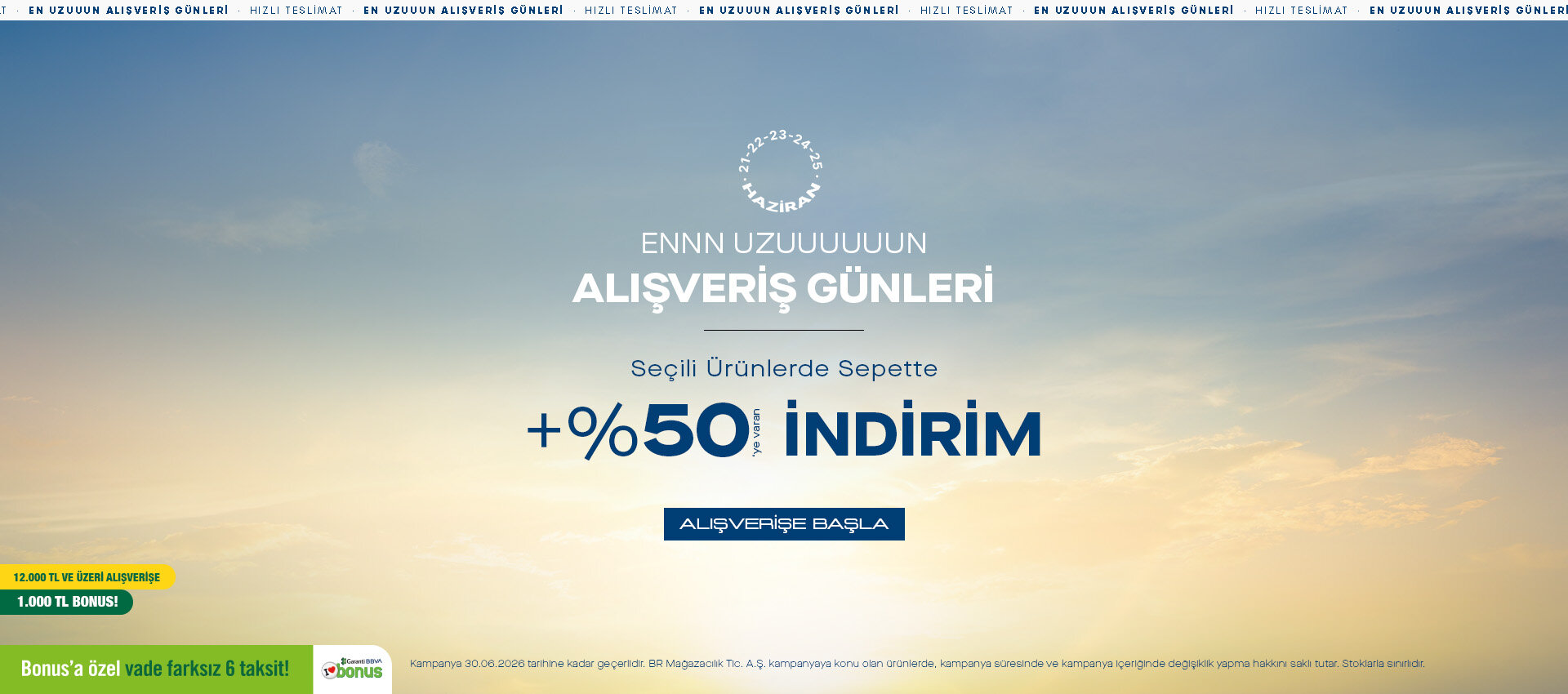 En Uzun Alışveriş Haftası