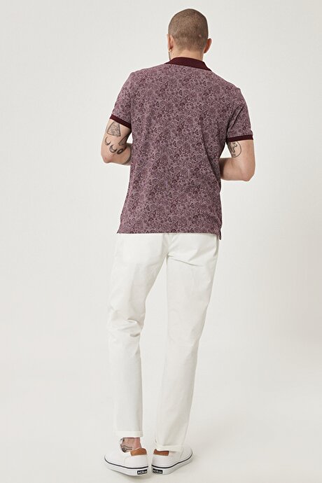 Slim Fit Dar Kesim %100 Pamuk Kanvas Beyaz ÖZEL DİKİM PANTOLON resmi