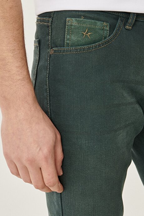 Yeşil Denim Pantolon resmi