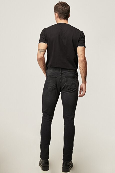 Koyu Füme Denim Pantolon resmi