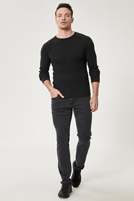 Füme Denim Pantolon resmi