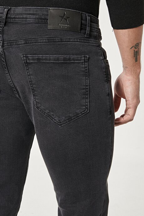 Füme Denim Pantolon resmi