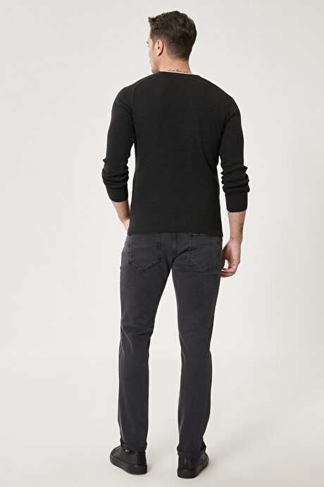 Füme Denim Pantolon resmi