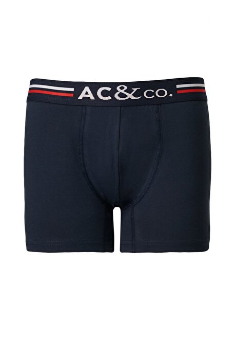 3'lü Kırmızı-Lacivert Boxer resmi