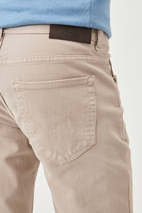360 Derece Her Yöne Esneyen Slim Fit Dar Kesim Pamuklu Rahat Taş Pantolon resmi