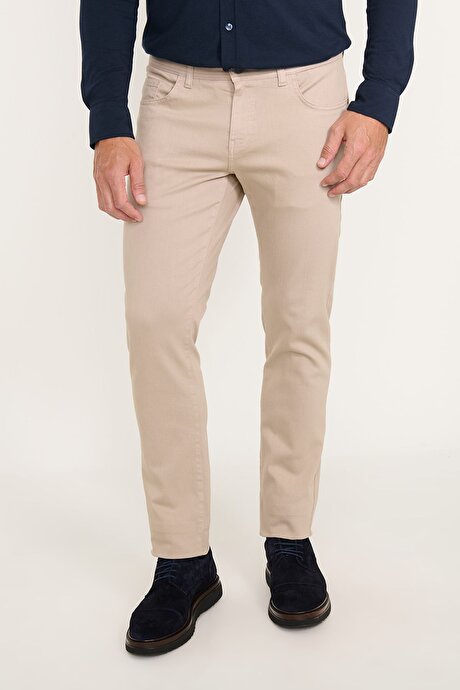 360 Derece Her Yöne Esneyen Rahat Slim Fit Taş Pantolon resmi