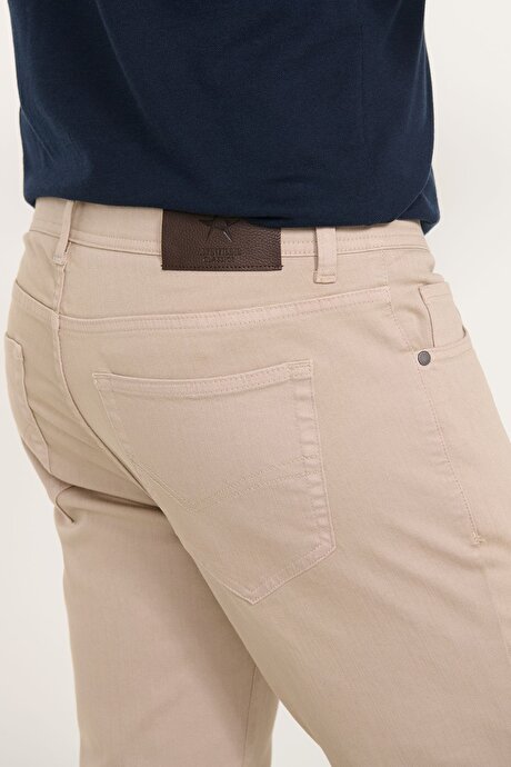 360 Derece Her Yöne Esneyen Rahat Slim Fit Taş Pantolon resmi