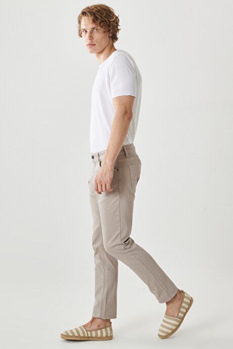 360 Derece Her Yöne Esneyen Slim Fit Dar Kesim Taş Pantolon resmi
