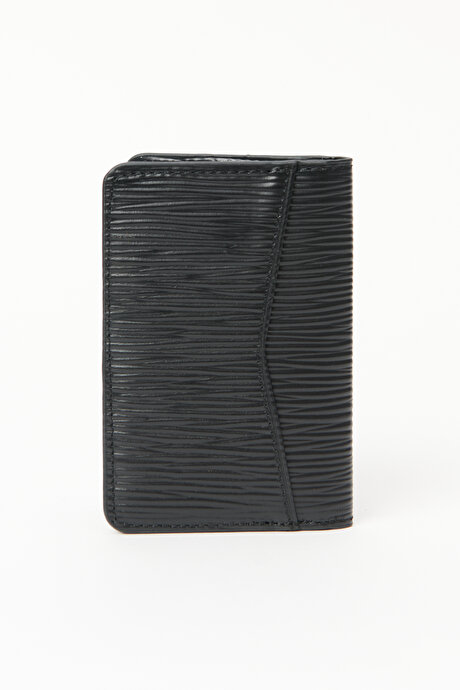 %100 Hakiki Deri Siyah Kartlık resmi