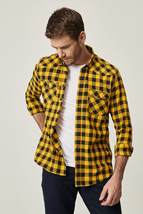 Lacivert-Hardal Gömlek resmi