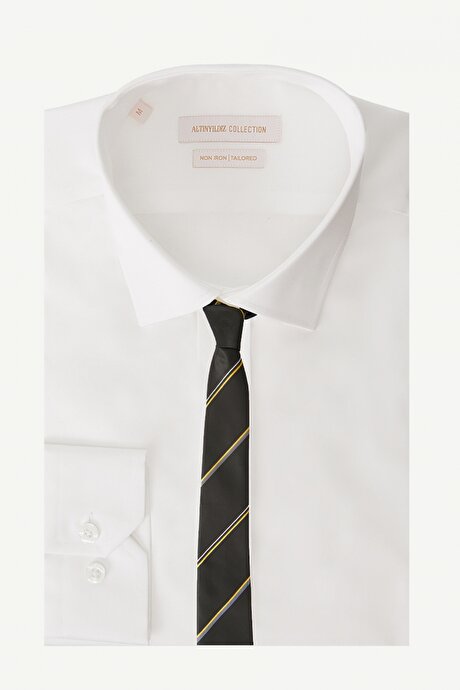 Lacivert-Kahverengi Kravat resmi