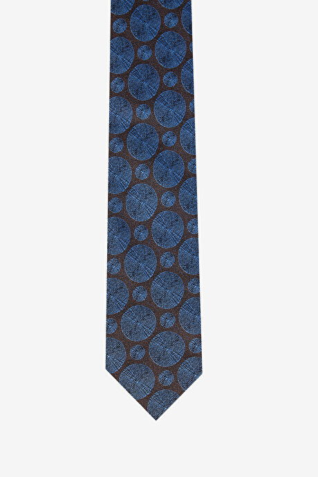 Desenli Kahve-Mavi Kravat4A2122200011KVM