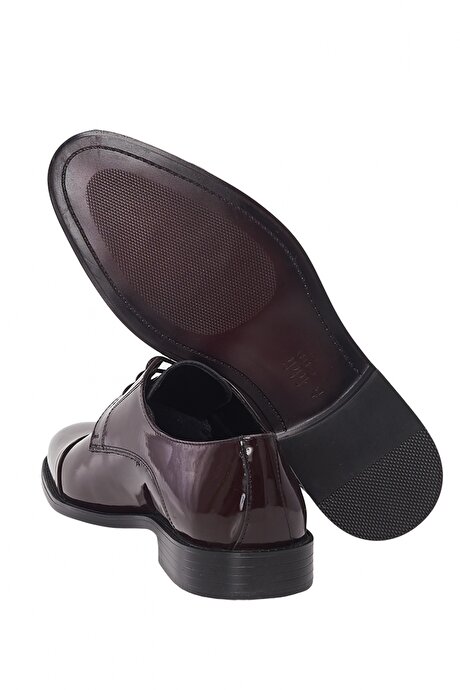 Klasik Rugan Bordo Ayakkabı resmi