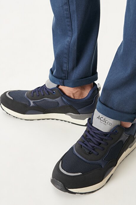 Sneaker Spor Lacivert Ayakkabı resmi