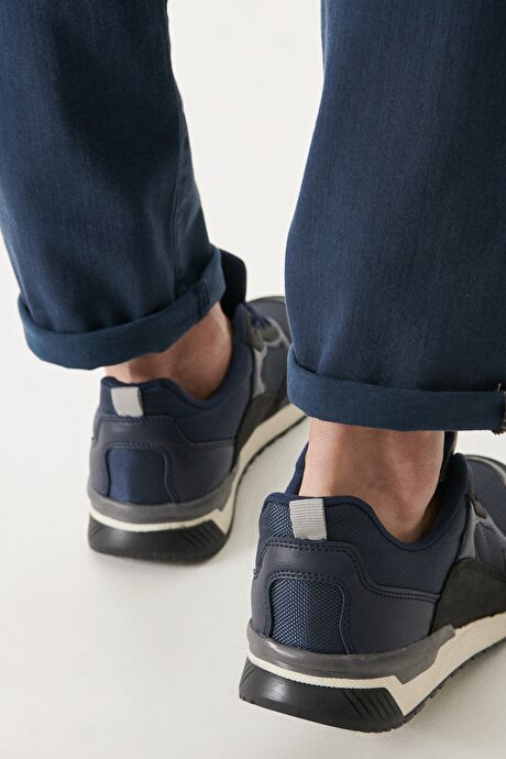 Sneaker Spor Lacivert Ayakkabı resmi