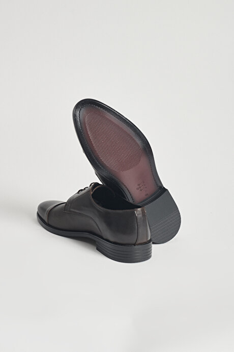 Klasik Deri Kahverengi Ayakkabı resmi