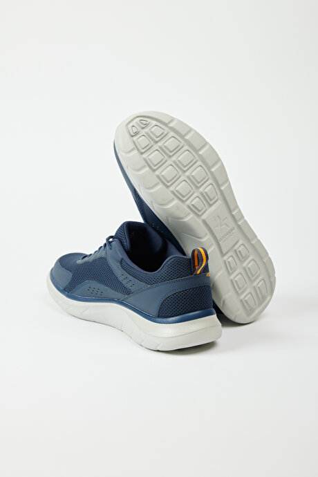 Esnek Rahat Taban Sneaker Spor Lacivert Ayakkabı resmi