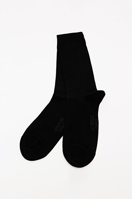 Modal Tekli Siyah Çorap resmi