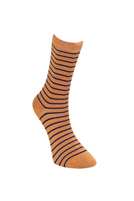 Turuncu-Lacivert Çorap resmi