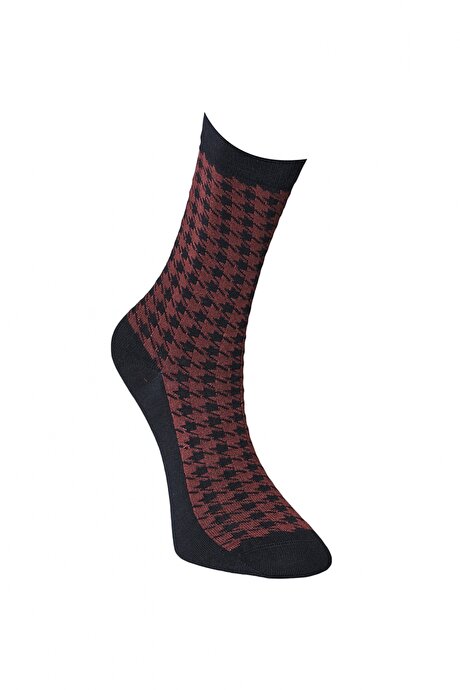 Lacivert-Bordo Çorap resmi