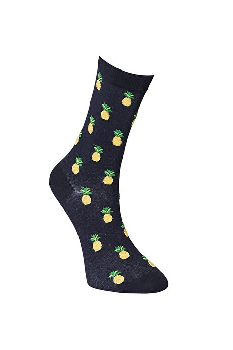 Lacivert-Sarı Çorap resmi
