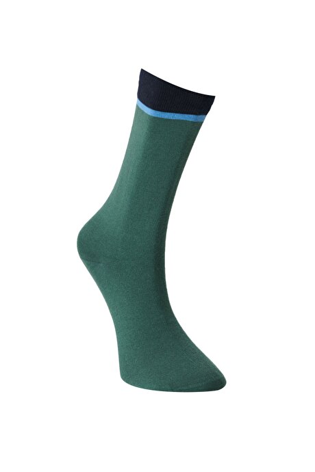 Desenli Yeşil Çorap resmi