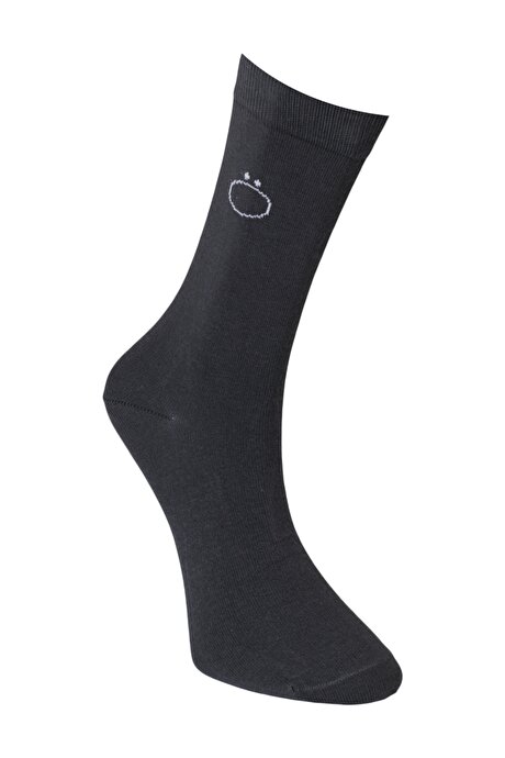 Desenli Casual Bordo-Lacivert Çorap resmi
