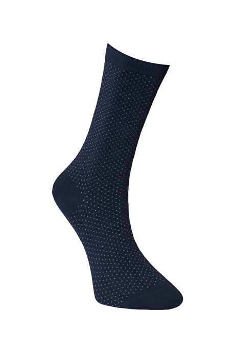 Desenli Casual Lacivert-Gri Çorap resmi
