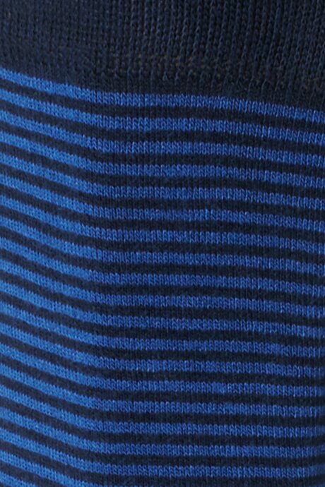 Bambulu Tekli Lacivert-Mavi Çorap resmi