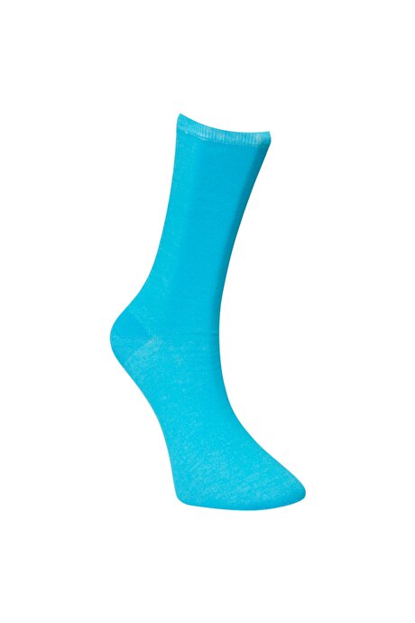 Pamuklu Mavi Çorap resmi
