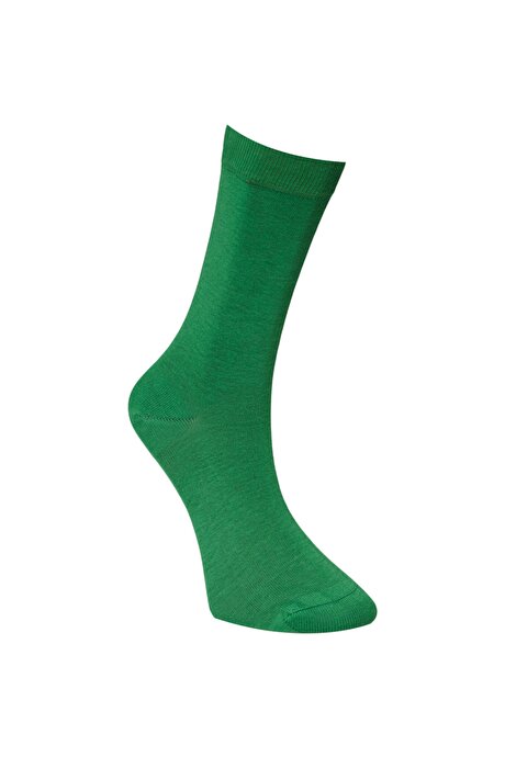 Pamuklu Yeşil Çorap resmi