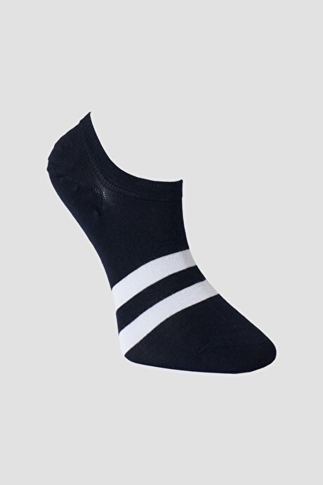 4'lü Desenli Bambu Siyah-Beyaz-Gri Çorap resmi