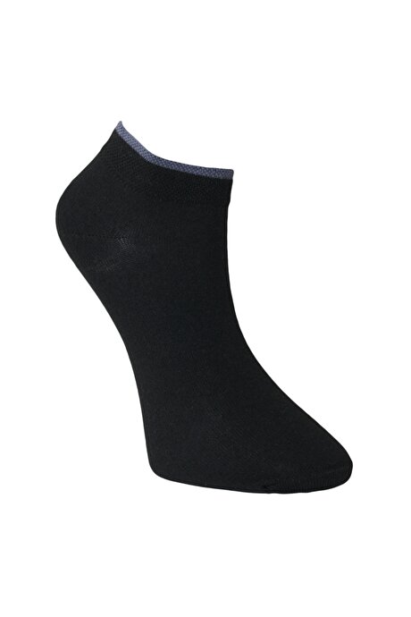 5'li Patik Siyah Çorap resmi