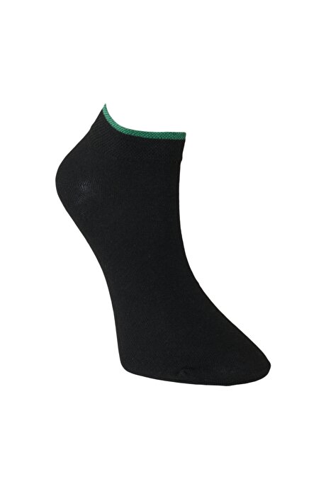 5'li Patik Siyah Çorap resmi