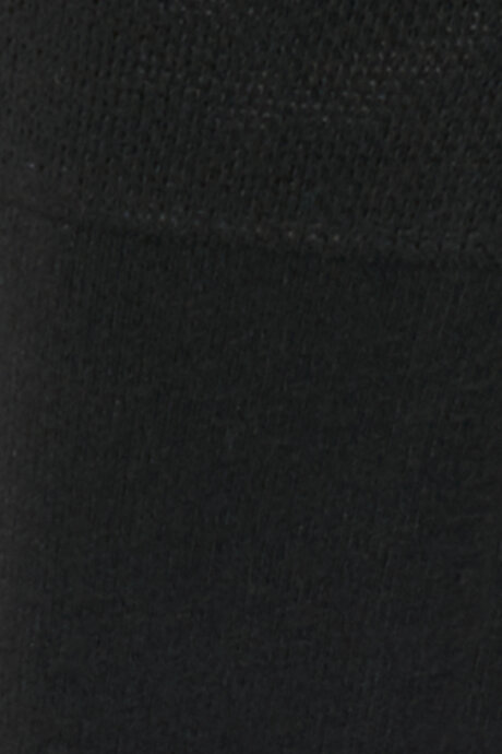 Tekli Bambulu Soket Siyah Çorap resmi