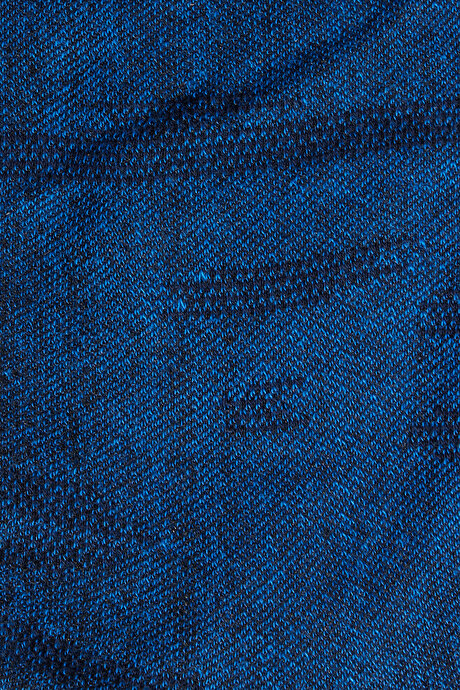 Desenli Tekli Soket Mavi-Lacivert Çorap resmi