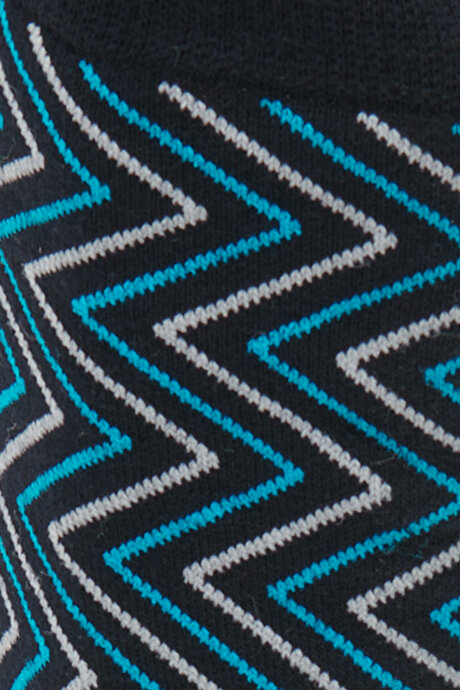 Desenli Lacivert-Mavi Çorap resmi