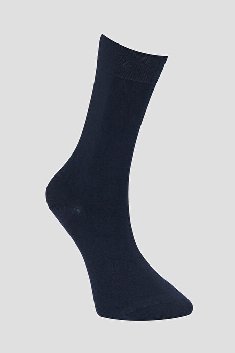 6'lı Bambu Soket Siyah-Lacivert-Gri Çorap resmi