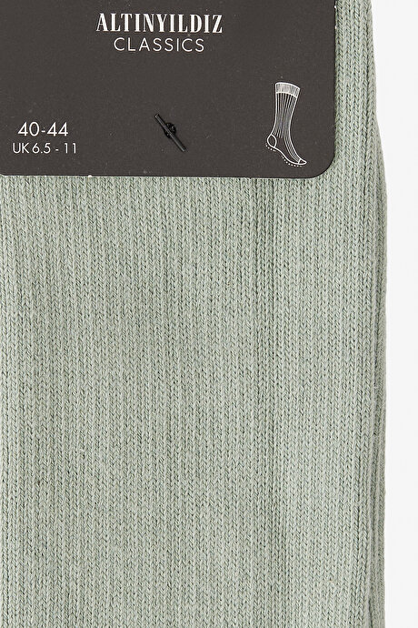 Tekli Fitilli Açık Yeşil Çorap resmi