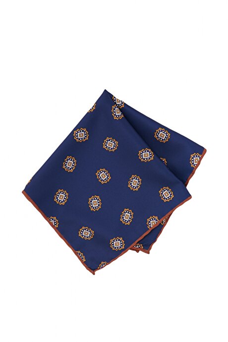 Lacivert-Kahverengi Mendil resmi