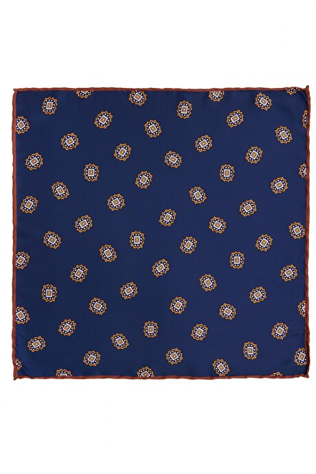 Lacivert-Kahverengi Mendil resmi