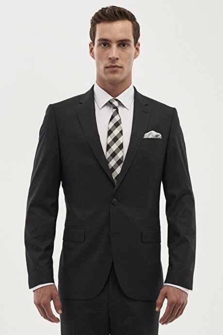 Koyu Lacivert Takım Elbise resmi