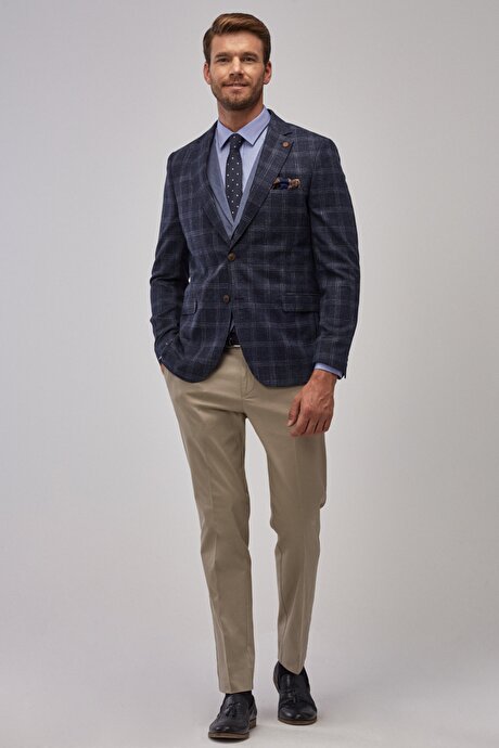 Lacivert Ceket Kombinli Takım Elbise resmi