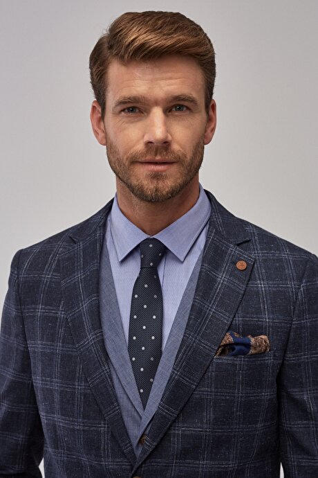 Lacivert Ceket Kombinli Takım Elbise resmi