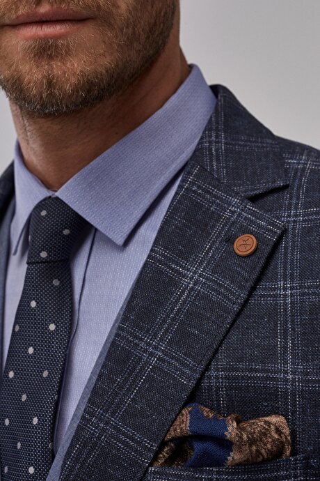 Lacivert Ceket Kombinli Takım Elbise resmi