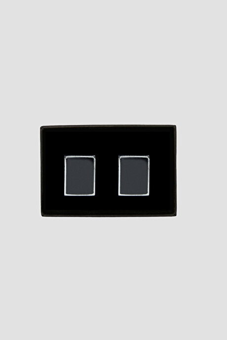 Metal Siyah Kol Düğmesi resmi