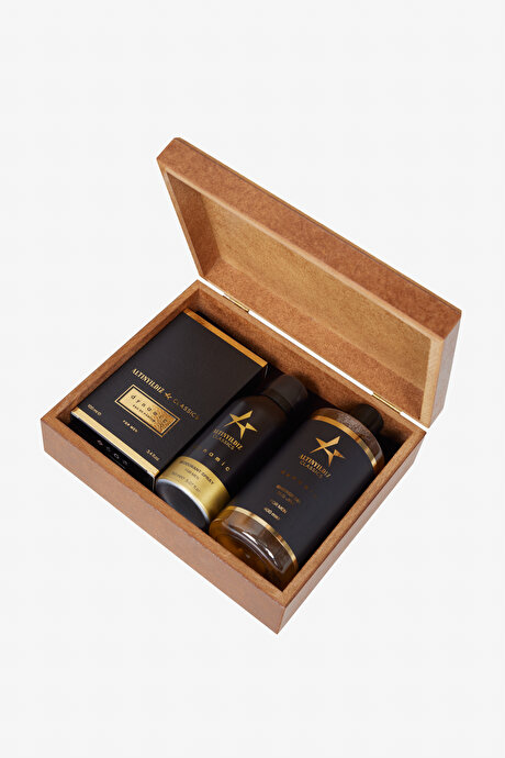 EDP Dynamıc Parfüm (100 ML)-Deodorant (150 ML)-Duş Jeli (400 ML) Siyah PARFÜM SET resmi