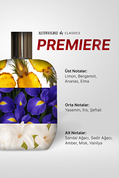 EDP Premiere Parfüm(100 ML)-Deodorant (150 ML)-Duş Jeli (400 ML)Aksesuar Bordo Set resmi